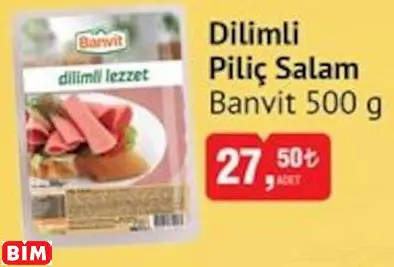 BANVİT DİLİMLİ PİLİÇ SALAM BANVİT DİLİMLİ PİLİÇ SALAM